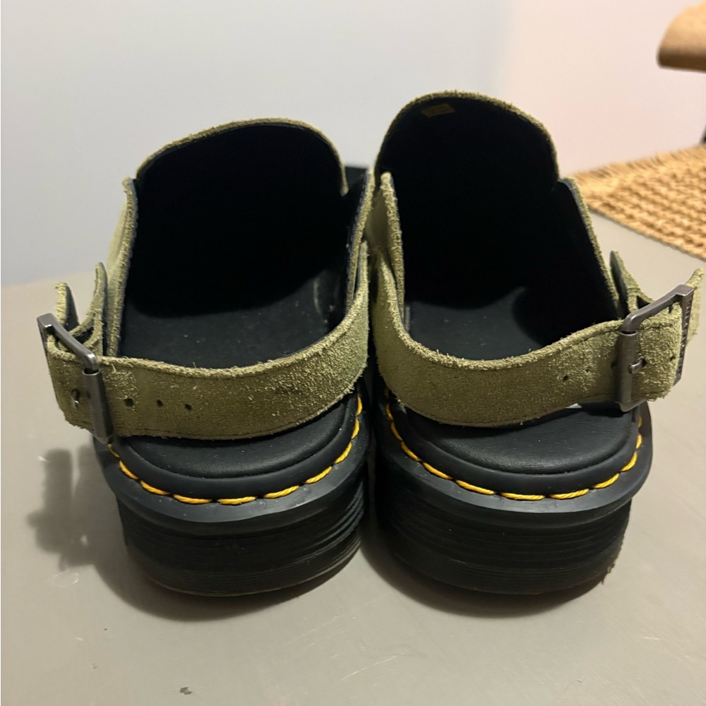 ZEBZAG SUEDE CASUAL SLINGBACK PLATFORM MULES - Picture 5 of 5